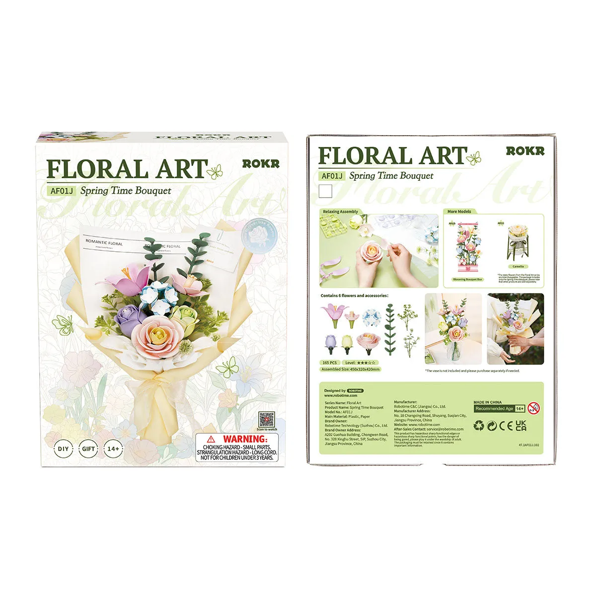 ROKR Spring Time Bouquet DIY 3D Puzzle AF01J