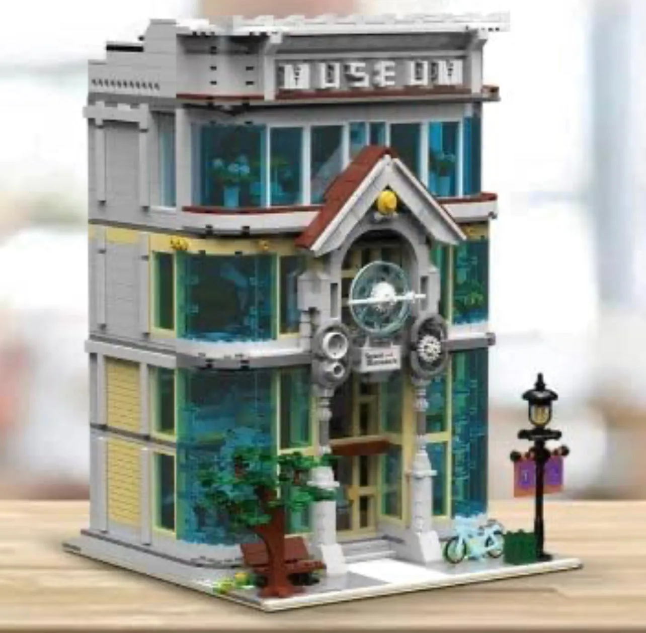 Science Museum Four Story Modular Building Blocks Brick Playset