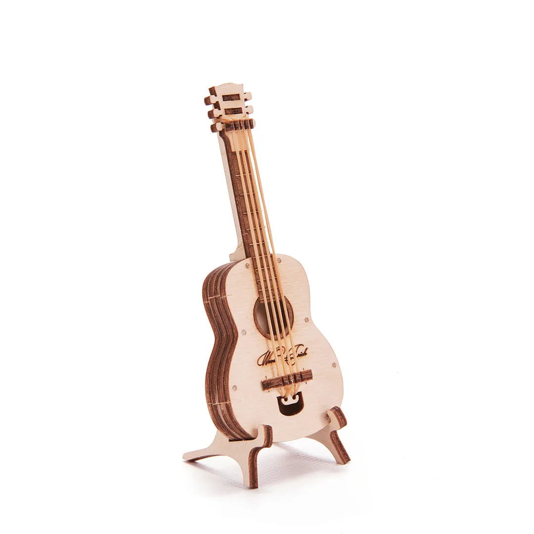 Set of Mini 3D Puzzles №4 - Gingerbread, Guitar, Apple