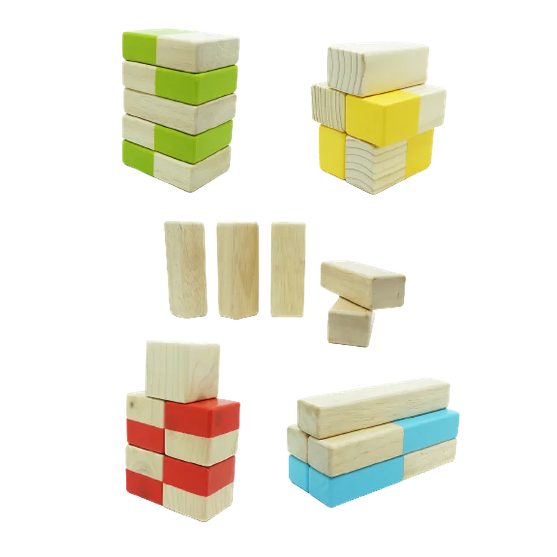 Simple Blocks (Wooden Building Blocks Set)