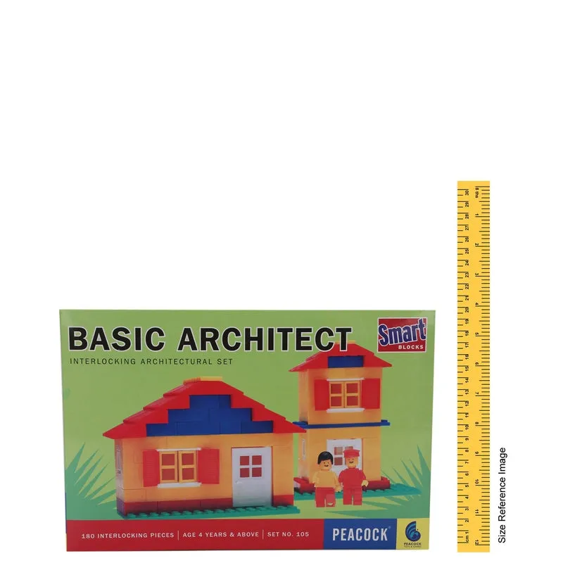 Smart Blocks Basic Architect (Building Blocks Set) – 180 Pieces