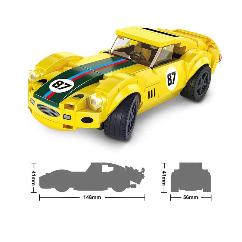 Sports Car Yellow DIY (106Pcs)