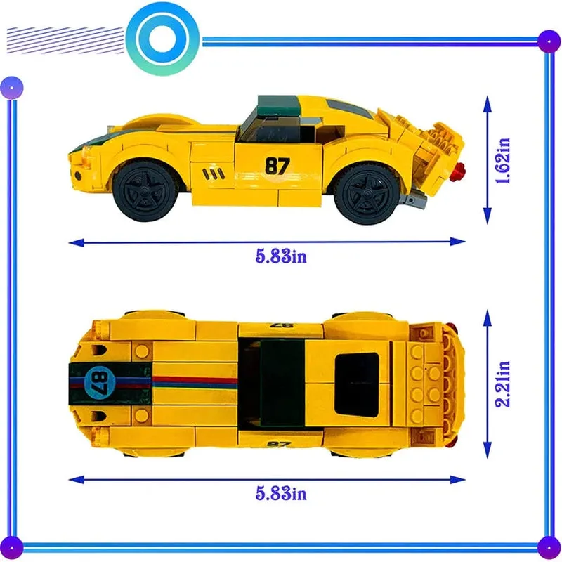 Sports Car Yellow DIY (106Pcs)