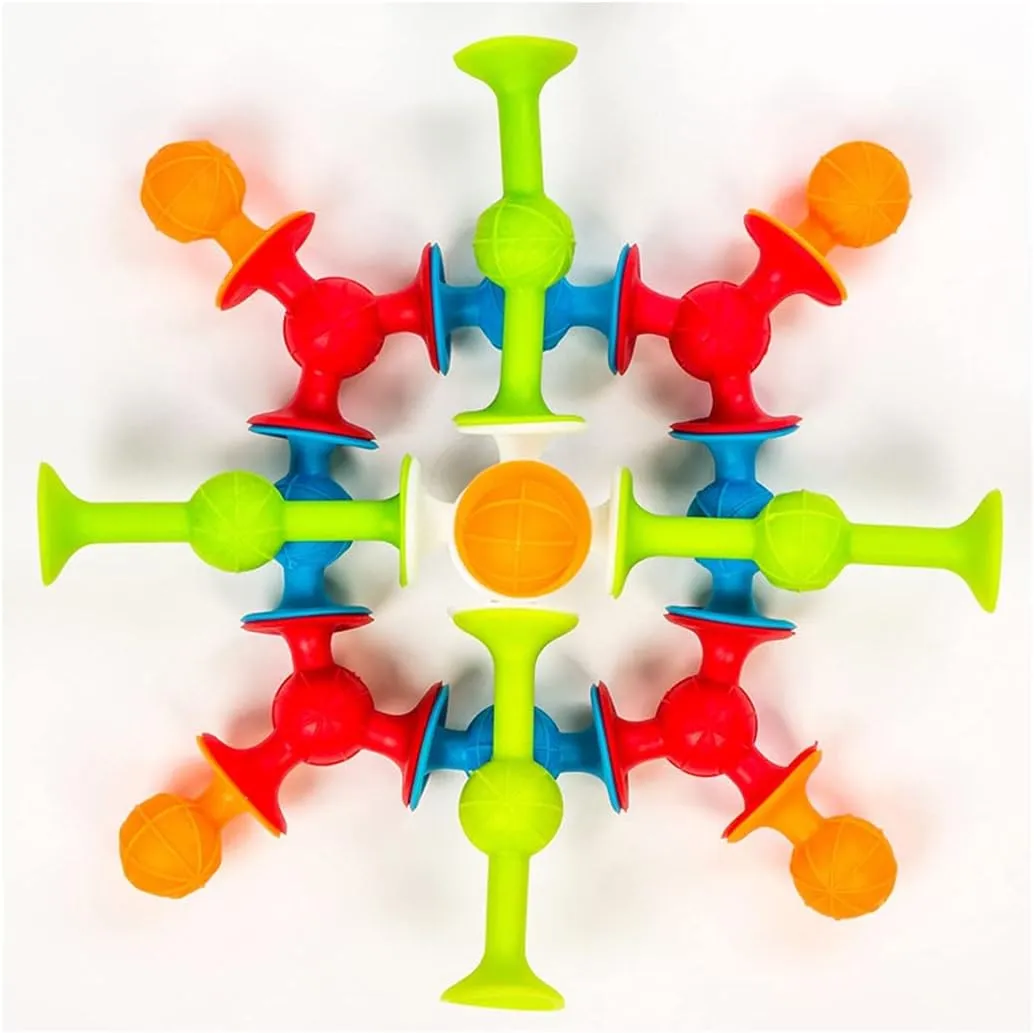 Suction Cups Sensory Construction Building Blocks - 36 pieces