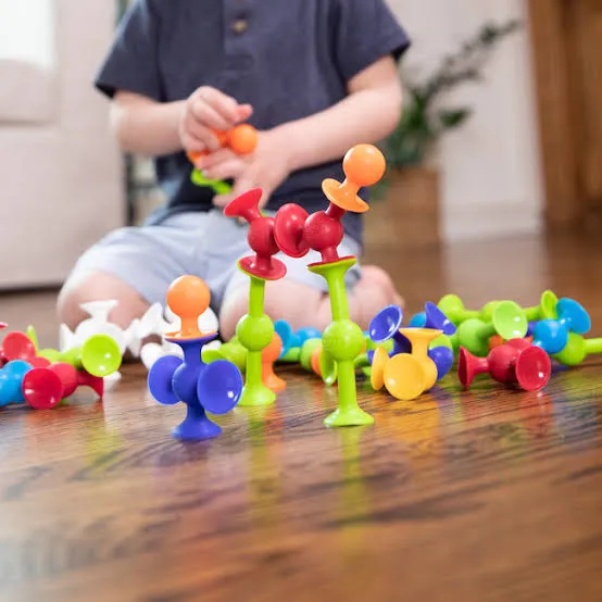 Suction Cups Sensory Construction Building Blocks - 36 pieces