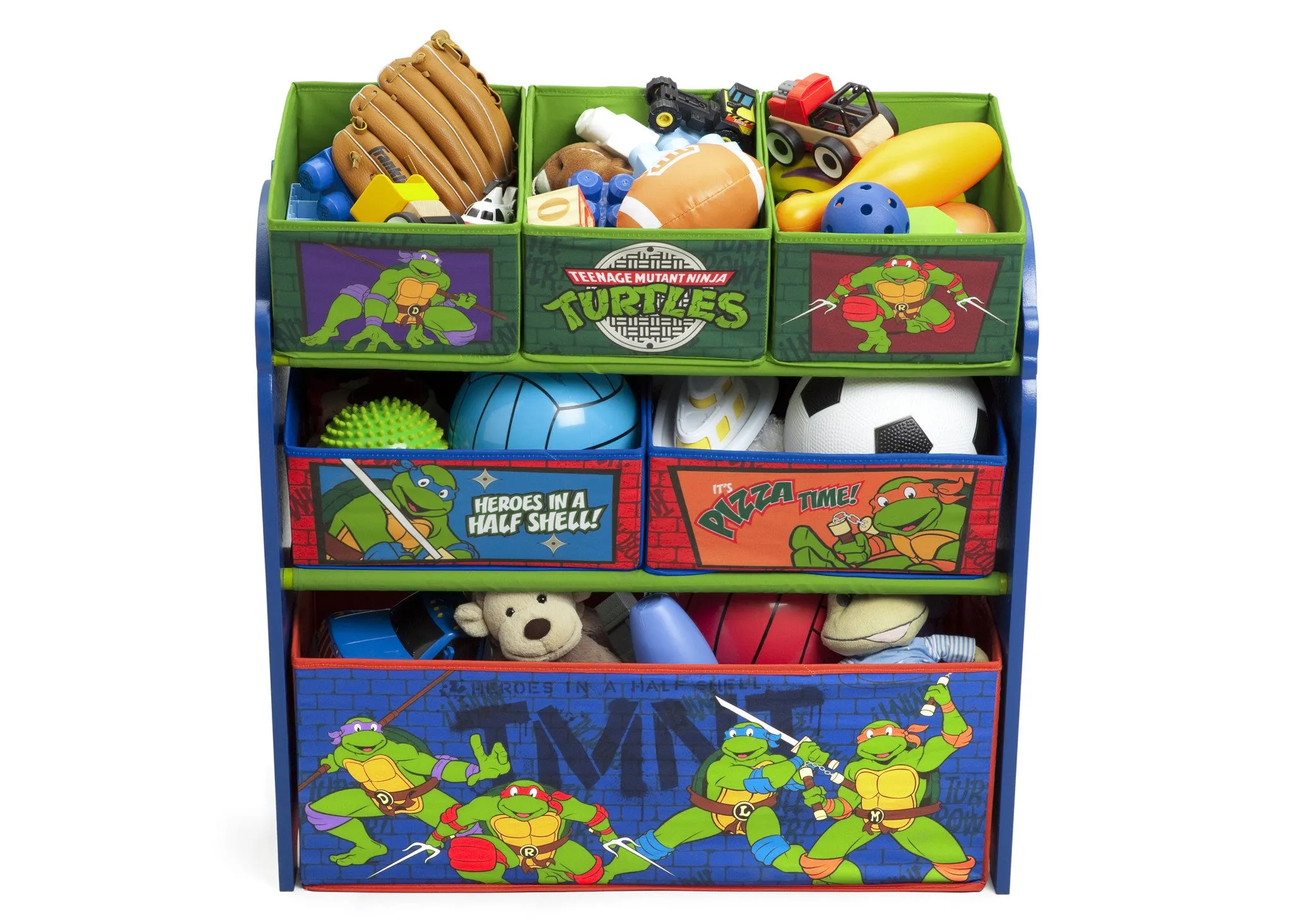 Teenage Mutant Ninja Turtles Multi-Bin Toy Organizer