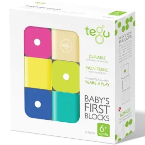 Tegu Baby's First Blocks (6pc) (6mo )