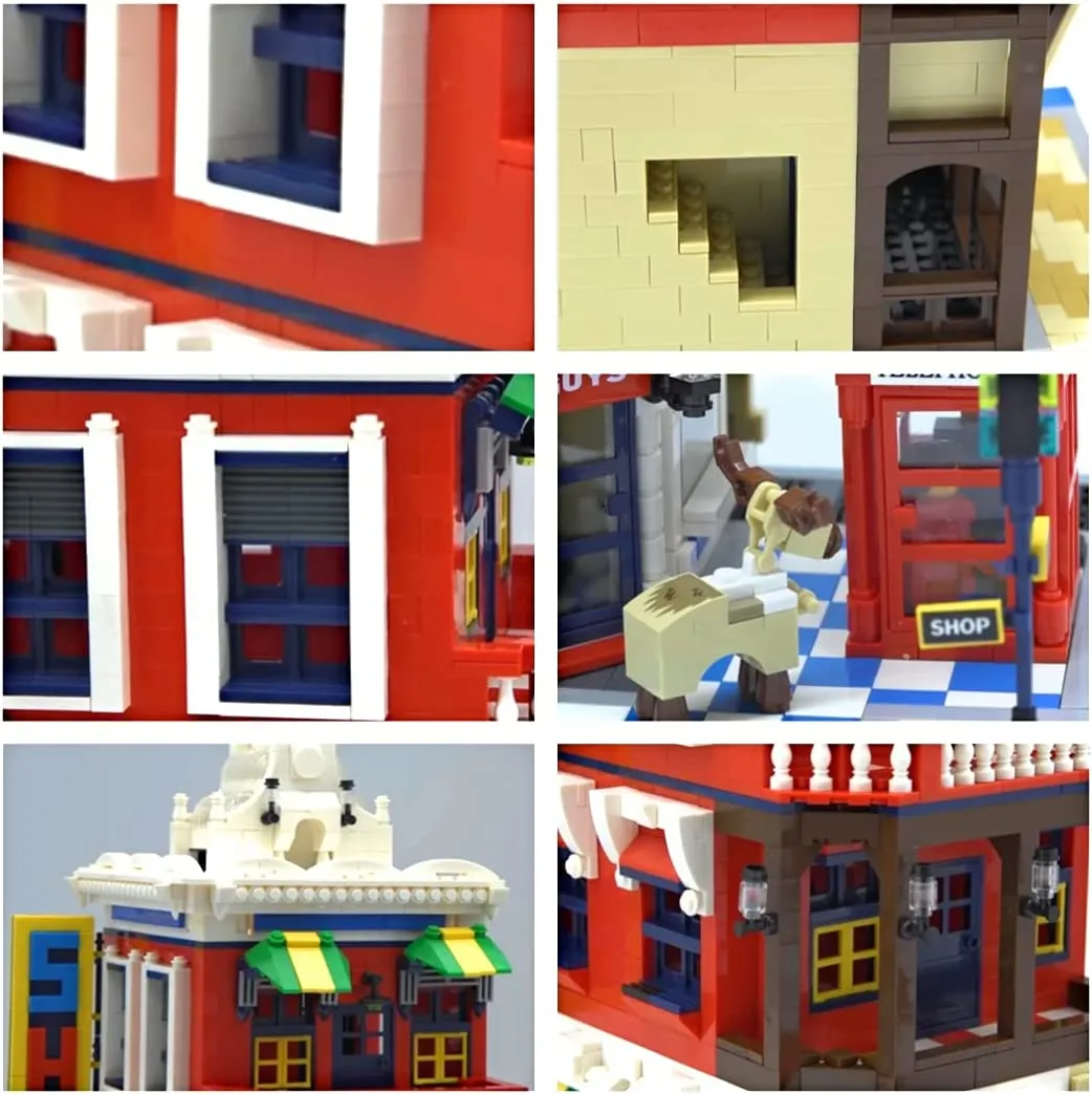 The Corner Store Emporium Modular Building Blocks Set An Urban Architect's Dream Brick Building Kit
 | General Jim's Toys