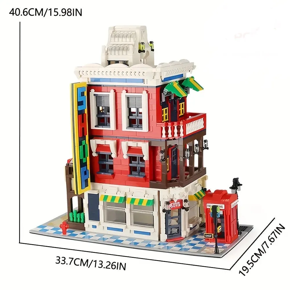 The Corner Store Emporium Modular Building Blocks Set An Urban Architect's Dream Brick Building Kit
 | General Jim's Toys