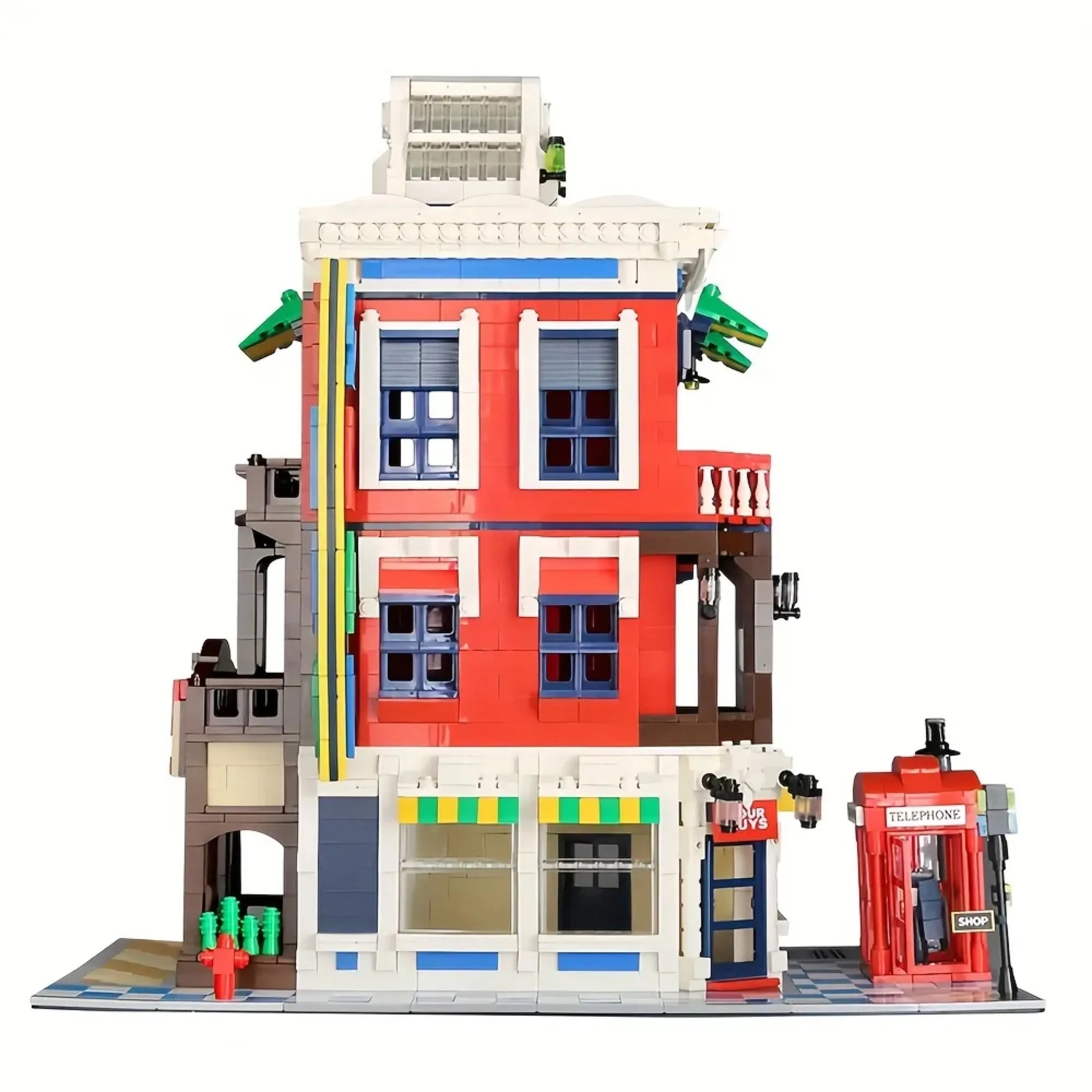 The Corner Store Emporium Modular Building Blocks Set An Urban Architect's Dream Brick Building Kit
 | General Jim's Toys