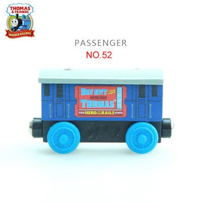 Thomas and His Friends -NO.28-57 Wooden Magnetic Trains Model Christmas Toys Gifts for Kids Tender Mavis Diesel Annie Clarabel