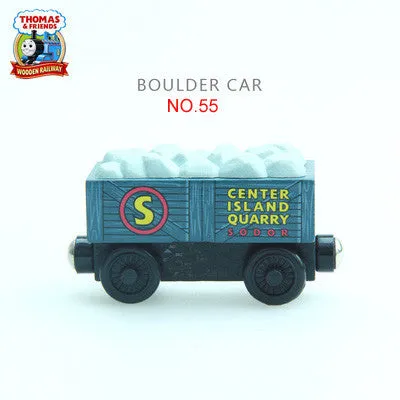 Thomas and His Friends -NO.28-57 Wooden Magnetic Trains Model Christmas Toys Gifts for Kids Tender Mavis Diesel Annie Clarabel