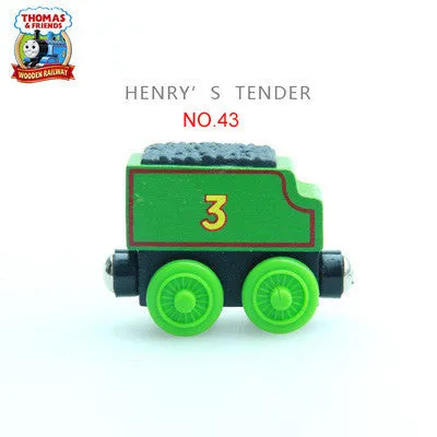 Thomas and His Friends -NO.28-57 Wooden Magnetic Trains Model Christmas Toys Gifts for Kids Tender Mavis Diesel Annie Clarabel