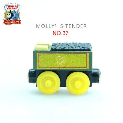 Thomas and His Friends -NO.28-57 Wooden Magnetic Trains Model Christmas Toys Gifts for Kids Tender Mavis Diesel Annie Clarabel