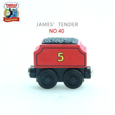 Thomas and His Friends -NO.28-57 Wooden Magnetic Trains Model Christmas Toys Gifts for Kids Tender Mavis Diesel Annie Clarabel