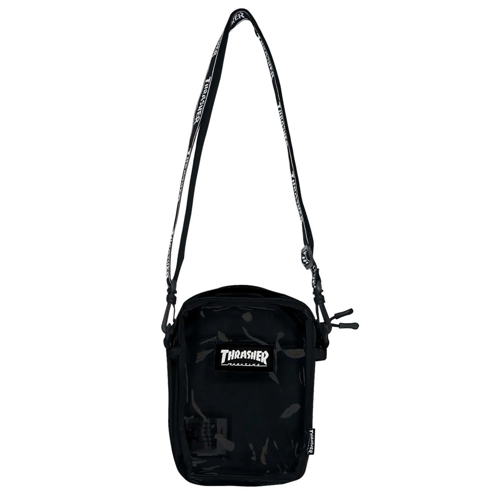 Thrasher Hometown Clear Shoulder Bag (Black)