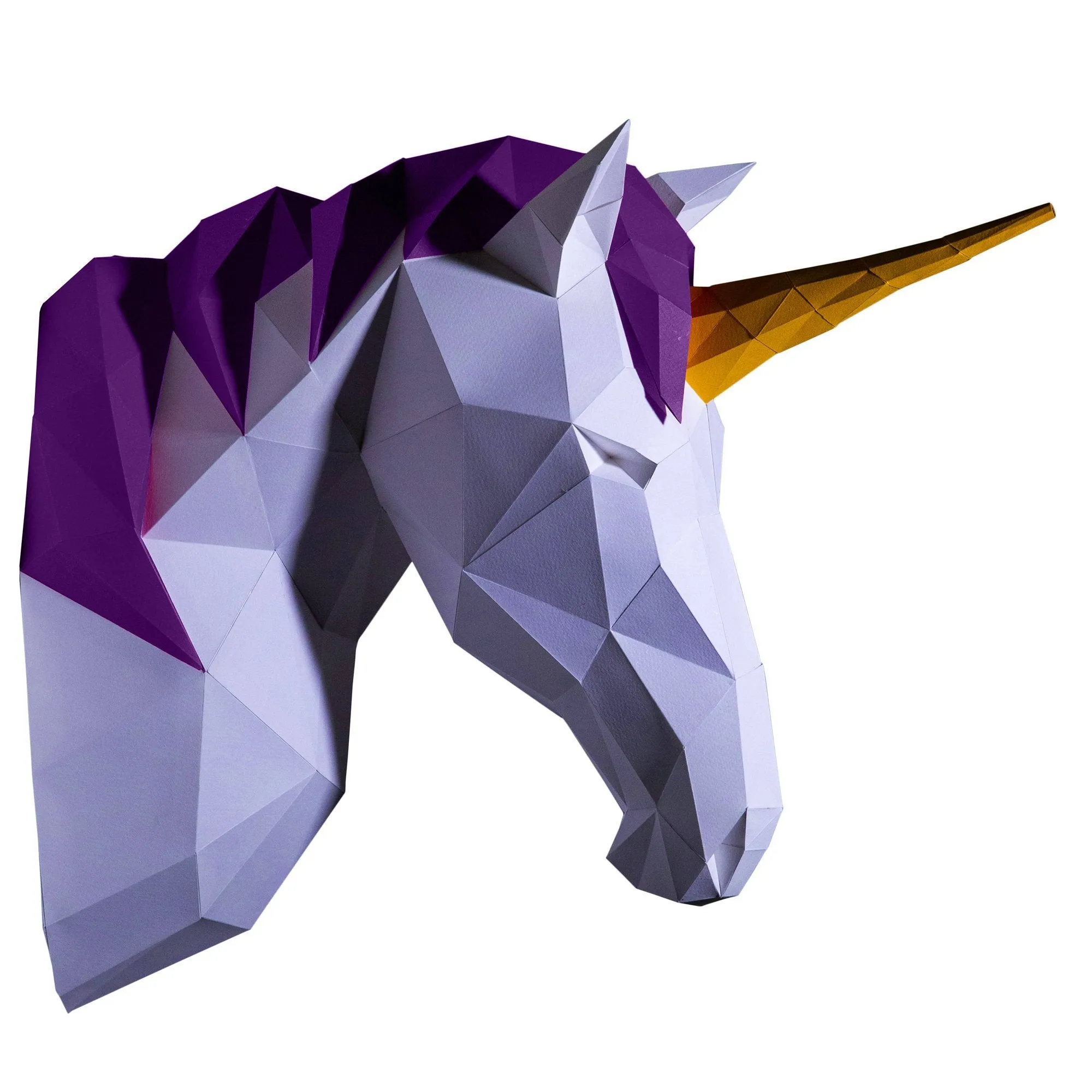 Unicorn 3D Papercraft Wall Art