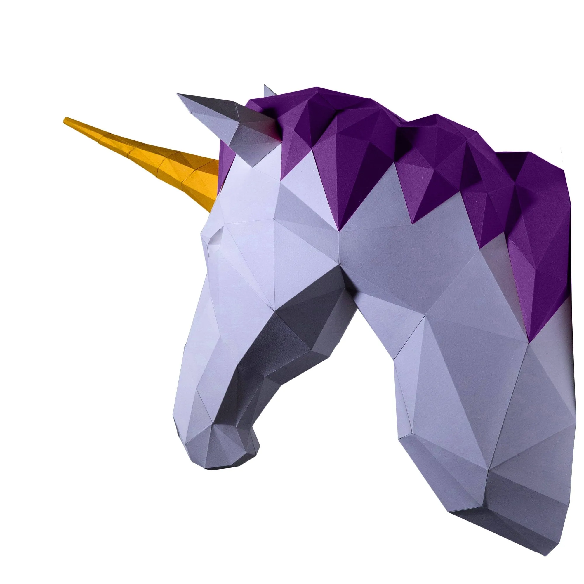 Unicorn 3D Papercraft Wall Art