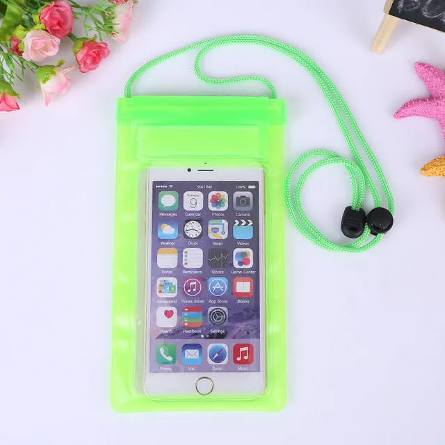 Waterproof Underwater PVC Package Pouch Diving Bags For iPhone Outdoor Mobile Phone Pocket Case For Samsung Xiaomi HTC Huawei