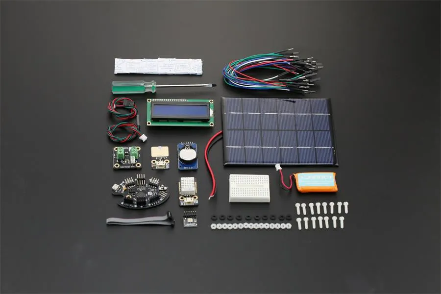 Weather Station Kit with Solar Panel