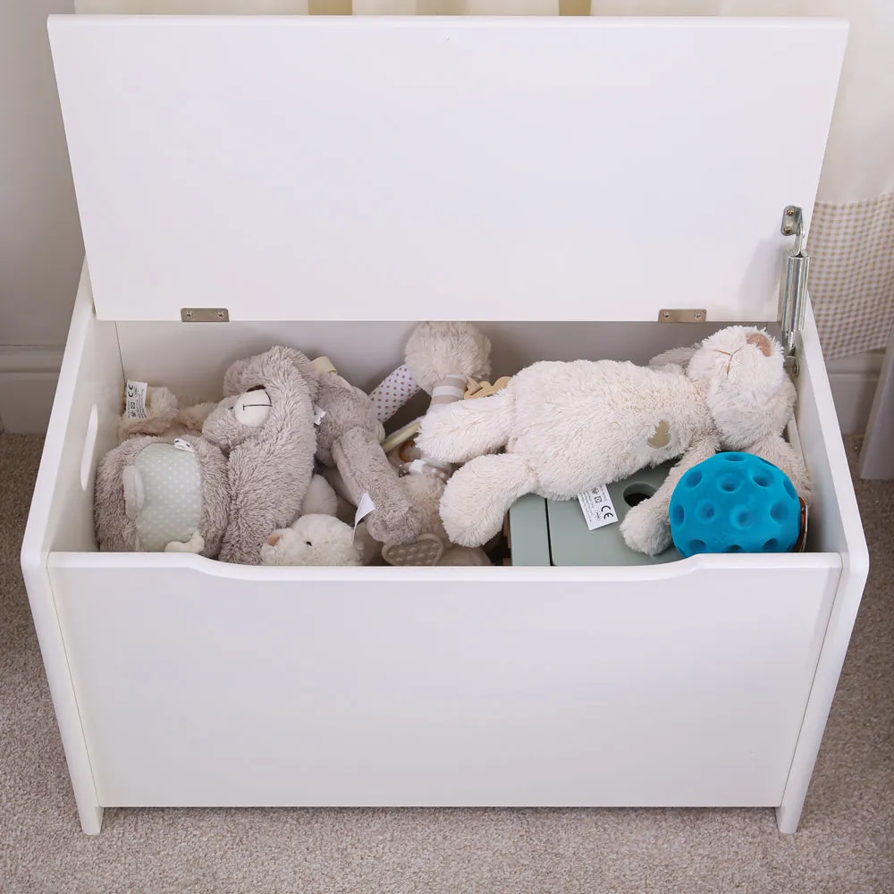 White Toy Chest