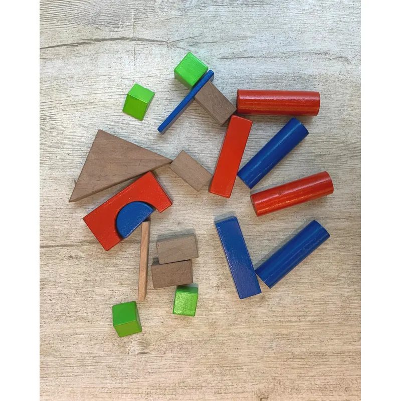 Wooden Building Blocks 20 Pieces