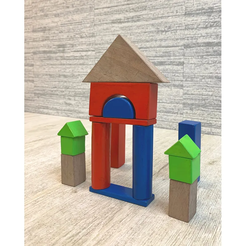 Wooden Building Blocks 20 Pieces