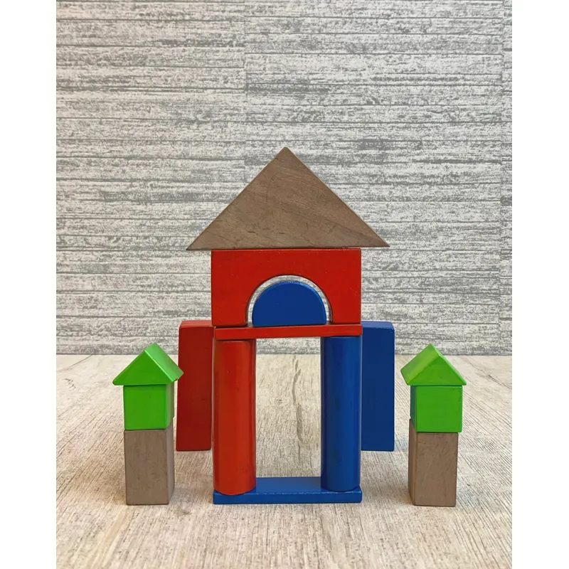 Wooden Building Blocks 20 Pieces