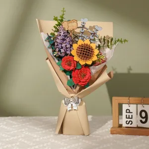 Wooden Flower Bouquet