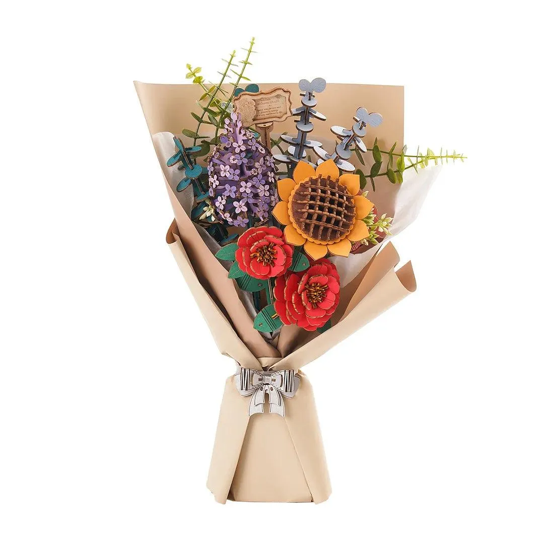 Wooden Flower Bouquet