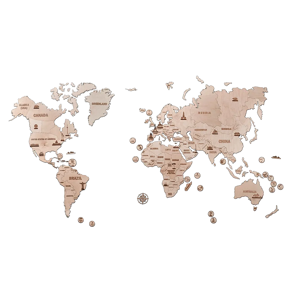 World Map XXL size